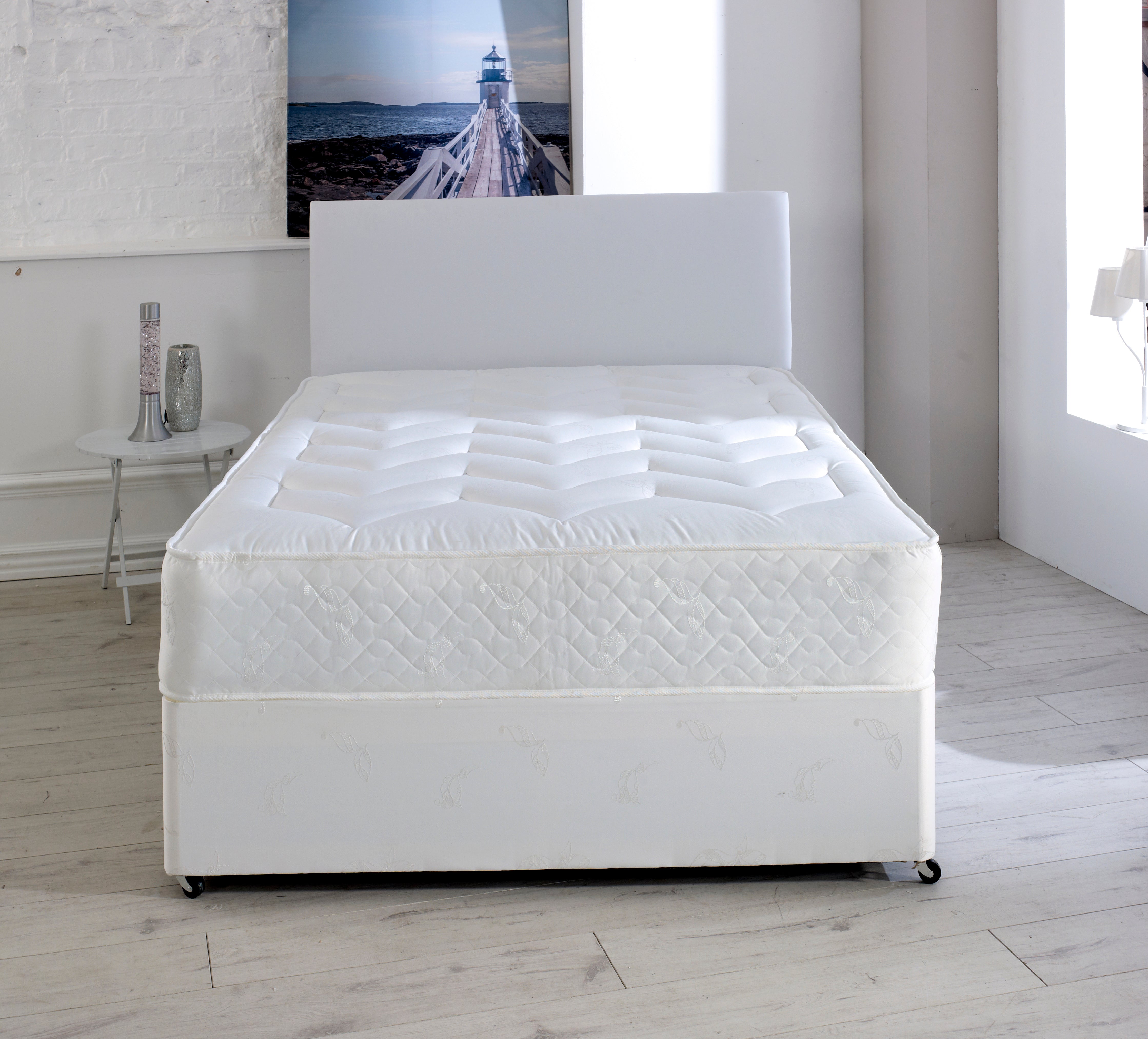 Windsor Divan Bed Set with Medium Firm Orthopaedic Mattress